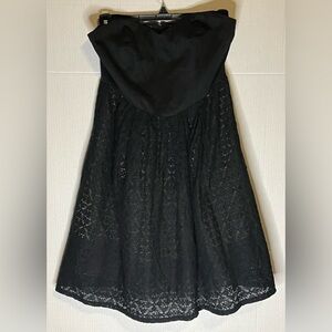 Strapless Black Dress